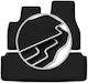 Carlux Silver Car Mats Tesla Model S II Sedan 2016