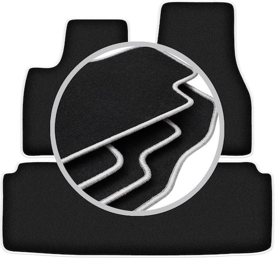 Carlux Silver Car Mats Tesla Model S II Sedan 2016