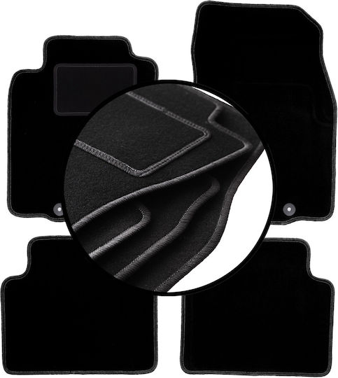 Velour Carpet Car Mats Set Renault Koleos II SUV 2016