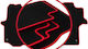 Carlux-red Car Mats Mercedes Crafter Ii Van 2016