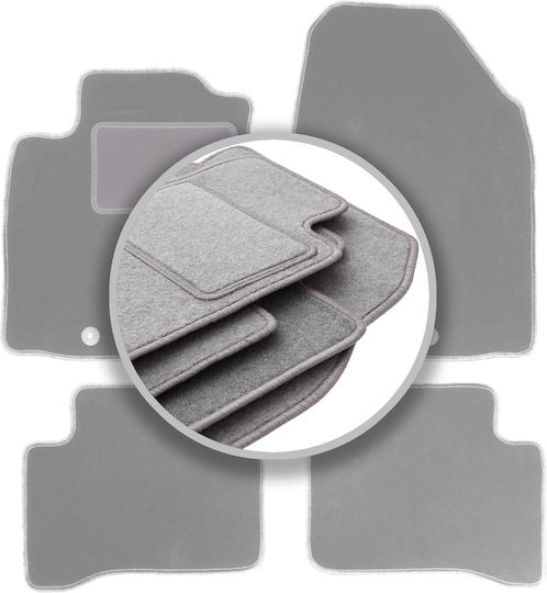 Gray Car Mats Hyundai Ioniq Hatchback 2016
