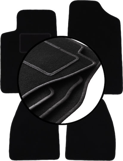 Velour Carpet Car Mats Set Peugeot 607 Sedan 1999-2010