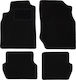 Black Velvet Floor Mats Nissan Almera N16 Hatchback 2000-2006
