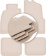Premium Beige Car Mats Mitsubishi Carisma Sedan Liftback Hatchback 1995-2004