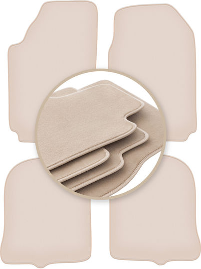 Premium Beige Floor Mats Audi 200 C3 Sedan Avant 1983-1991