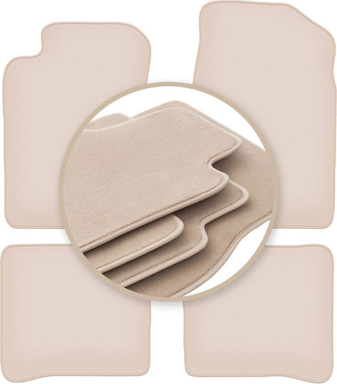 Premium Beige Floor Mats Toyota Carina E Sedan 1992-1998