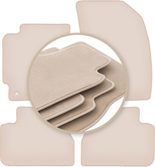 Premium Beige Fußmatten Chevrolet Evanda Limousine 2006-2012