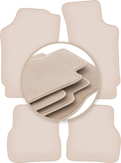 Premium Beige Fußmatten Skoda Felicia Hatchback Kombi 1994-2001
