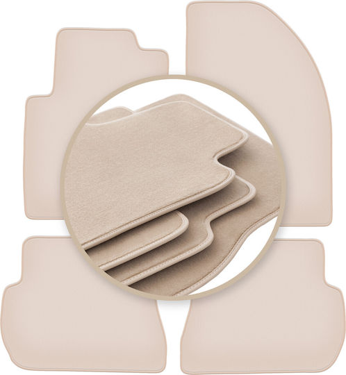 Premium Beige Fußmatten Ford Fusion Hatchback 2005-2012
