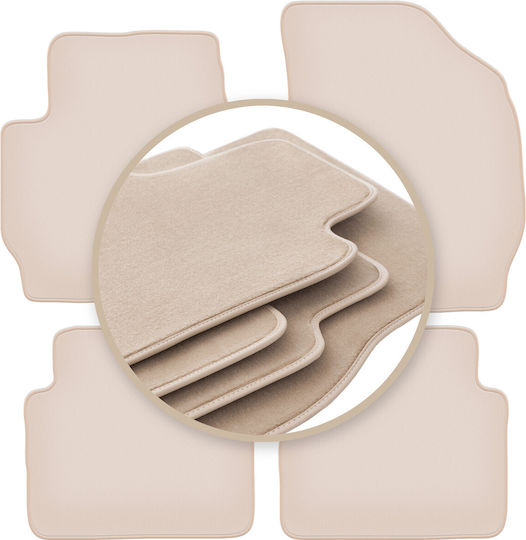 Premium Beige Car Mats for Mazda Tribute SUV 2000-2011