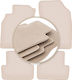 Premium Beige Car Mats for Renault Fluence Sedan 2009-2016