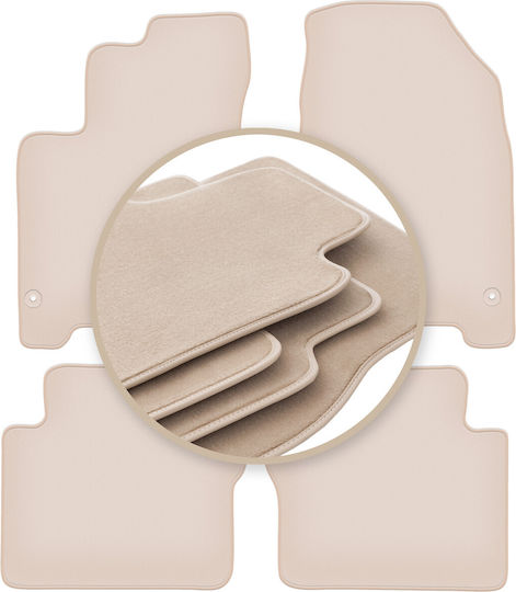 Premium Beige Fußmatten Renault Koleos I SUV 2007-2016