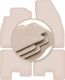 Premium Beige Car Mats Opel Adam Hatchback 2012