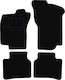 Black Velvet Floor Mats Lancia Delta Ii Hatchback 1993-1999