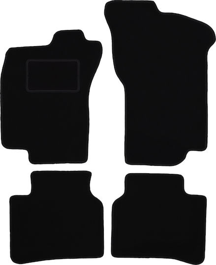 Black Velvet Floor Mats Lancia Delta Ii Hatchback 1993-1999