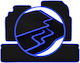 Carlux-blue Car Mats Nissan Almera Tino Minivan 2000-2006