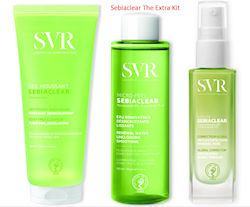 SVR Laboratoire Dermatologique Sebiaclear Комплект за грижа за кожата за Против стареене, Почистване на лицето & Акне SVR Laboratoire Dermatologique Sebiaclear Комплект за грижа за кожата за Против стареене, Почистване на лицето & Акне