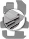 Gray Car Mats Fiat Freemont 7-seater 2011-2016