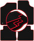 Carlux Red Car Mats Citroen ZX Hatchback 1991-1998