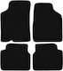 Basic Black Velvet Floor Mats Kia Sephia I Sedan 1994-1997