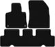Basic Black Velvet Floor Mats Citroen C4 Grand Spacetourer 5-seater 2013-2021