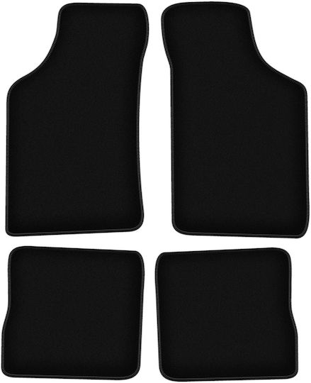 Basic Black Velvet Floor Mats Citroen Ax Hatchback 1986-1998