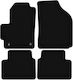 Basic Black Velvet Floor Mats Chevrolet Matiz Hatchback 2004-2009