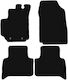 Basic schwarze Samt-Fußmatten Fiat Croma II Kombi 2005-2011