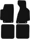 Basic Black Velvet Car Mats for Audi 80 B5 Cabrio 1994-2000