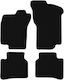 Basic Black Velvet Floor Mats Lancia Delta Ii Hatchback 1993-1999