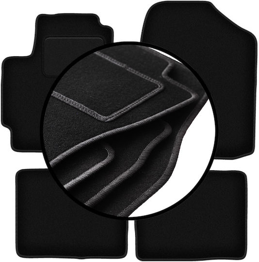 Velour Car Mats Set for Daihatsu Sirion III M300 Hatchback 2004-2010