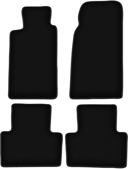 Basic Black Velvet Floor Mats Jaguar Xj6 X300 Sedan 1994-1997