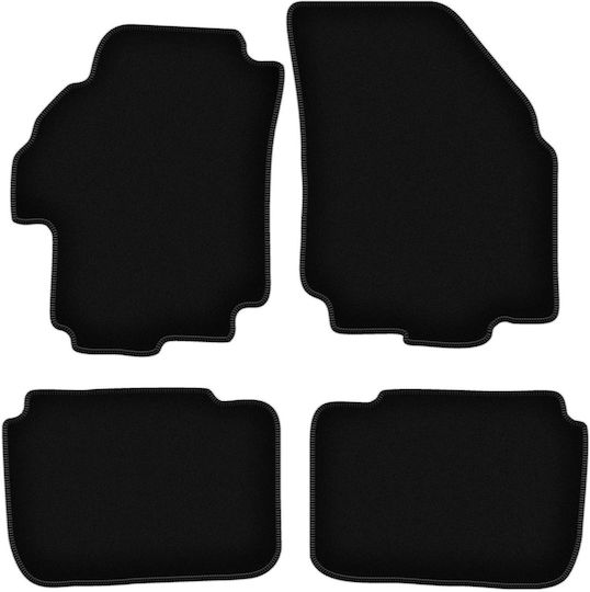 Basic Black Velvet Floor Mats Suzuki Liana Hatchback Sedan Station Wagon 2001-2004