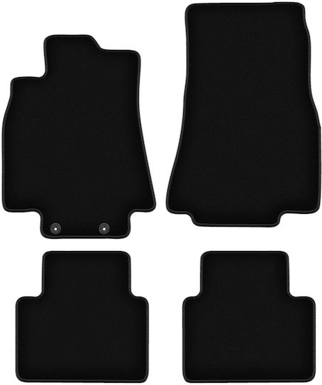 Basic Black Velvet Floor Mats Mercedes B-class W245 Hatchback 2005-2011