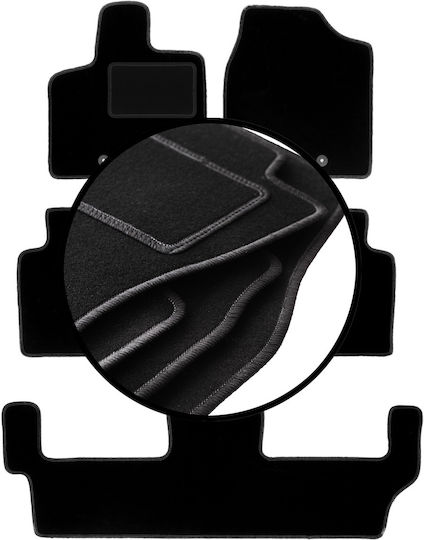 Velour Carpet Mats Set Volkswagen Routan 7-seater 2008-2015