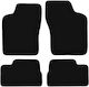 Basic schwarze Samt-Fußmatten Opel Kadett E Hatchback Kombi Limousine Cabriolet 1984-1991
