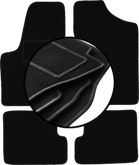 Velour Carpet Car Mats Set Fiat Seicento Hatchback 1998-2010