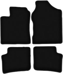 Basic Black Velvet Floor Mats Daihatsu Trevis Hatchback 2006-2009