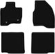 Schwarze Samt-Fußmatten Basic für Ford Explorer Mk5 SUV 2010-2019