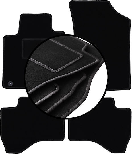 Velour Mats Set Peugeot 107 Hatchback 2005-2014