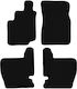 Basic schwarze Samt-Fußmatten Ssangyong Musso SUV 1993-2005