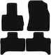 Basic Schwarze Samt Fußmatten BMW X5 E53 Xdrive 4WD 1999-2006