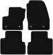 Covorașe de podea negre simple din catifea Ford C-max Mk2 Minivan 2015-2019