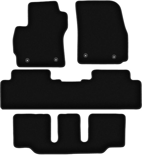 Basic Black Velvet Floor Mats Mazda 5 I 7-seater 2005-2010