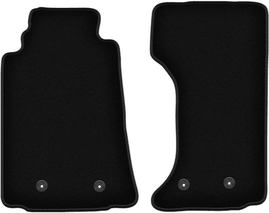 Schwarze Samt-Fußmatten Basic für Mazda MX-5 III Cabrio 2005-2015