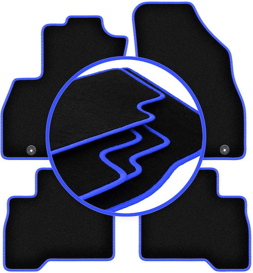 Carlux Blue Car Mats Citroen Nemo Kombivan 2007-2017
