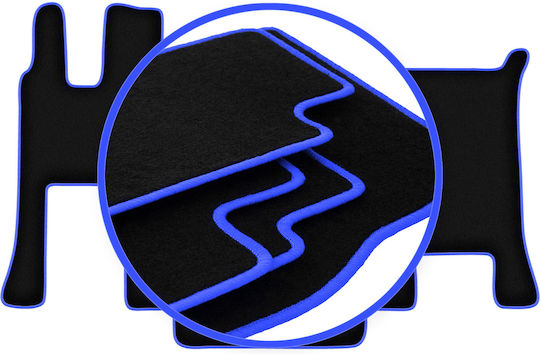 Carlux Blue Car Mats Mercedes-Benz Actros MP4 Wide Cabin 2011