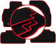Carlux-red Car Floor Mats Mazda 5 Ii Minivan 2010