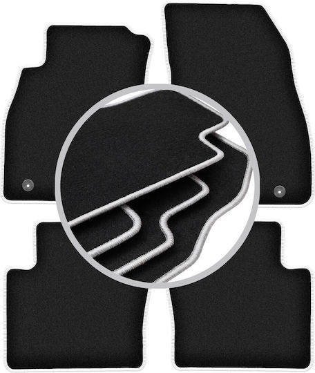 Carlux-silver Car Floor Mats Saab 9-5 Ii Ng Sedan Wagon Liftback Hatchback 2010-2012