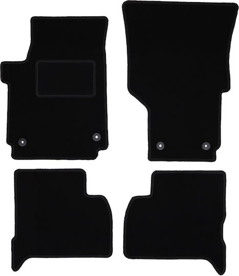 Black Velvet Car Mats Volkswagen Amarok Pickup 2010